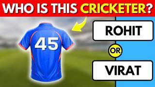 Guess INDIAN CRICKETERS by 'Jersey No'  I Cricket Quiz Video 