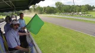 Green Flag - Lime Rock Park - ALMS - Tequila Patron - Racing - Sports Cars - ESPN - Dannel Malloy