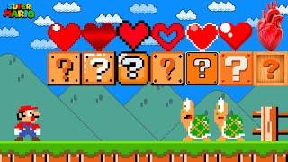 Super Mario Bros., But There's More Custom Hearts...