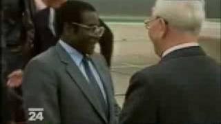 Gustav Husák a Robert Mugabe v ČSSR Czechoslovakia