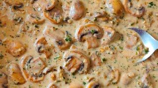 Creamy Mushroom Sauce Recipe