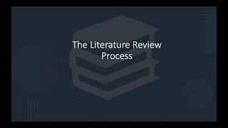 Strategies for Writing Literature Review Graduate, Dr  Mohammed Mansour  28 6 2021