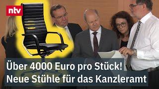 Über 4000 Euro pro Stück - Neue Stühle für das Kanzleramt | ntv