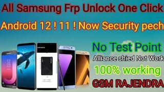 All Samsung 100% Working FRP BYPASS One Click  | Android 11/12 #Gsmrajendra