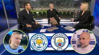 Leicester vs Man City 0-2 Erling Haaland and Pep Guardiola Reactions | Post Match Analysis