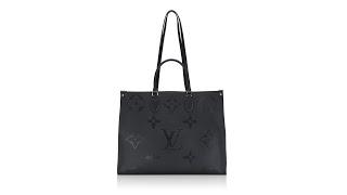 Louis Vuitton Monogram Empreinte Giant Onthego GM Noir