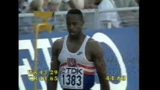 Butch  Reynolds  vs  Roger  Black 400m (Quarter 1995 World Championships in Athletics with Goteborg)