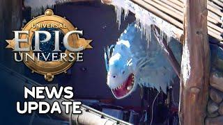 Universal Epic Universe News Mega Update — SNOW DRAGON, STARDUST TRIM BRAKES, & CHRONOS COMPLETE