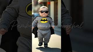 Cute Baby Batman #wapencabalen #pambansangkonsehal #cutebaby #batman #papapdol