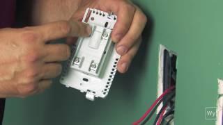 Wiring an nSpiration Series floor heating thermostat to an electric floor heating roll