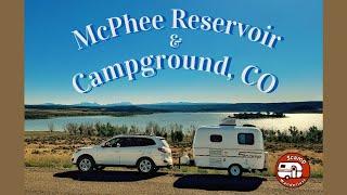 Scamping at McPhee Reservoir and Campground, Colorado