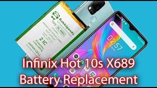 Infinix Hot 10s X689 Battery replacement