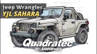 Quadratec 30th Anniversary Jeep Wrangler YJL Sahara Reveal & Walk Around