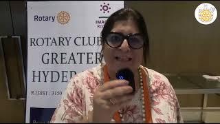 Rotary 3150 President elect and secretary elect training testimonials host club greater Hyderabad