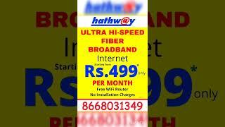 Hathway FiberMax ( 8668031349 ) New Connection