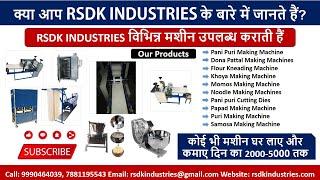 RSDK Industries | pani puri making machine manufacturer in delhi | Food Machine   +91-9990464039