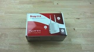 DrayTek Vigor AP810 Wireless-N Access Point Unboxing and Quick Review (4K)