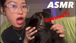 asmr - lice removal roleplay ‍️🪳 // ft. Ana Luisa