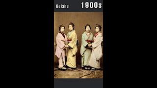 Geisha then vs now