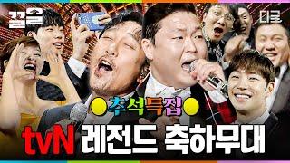 추석특집 감히 레전드라고 할 수 있는 tvN 시상식 축하무대 라인업 ㄷㄷ 무대를 장악하는 싸이부터 성동일을 폭소하게 만든 김성균까지! | #tvN10Festival어워즈