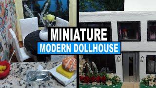 Miniature Modern Dollhouse Tour