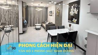 Nội Thất Chung Cư Hai Phòng Ngủ HIỆN ĐẠI Sky View Bình Dương | M90 Interior