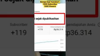 Berapa Gaji Youtuber 1000 Subscriber