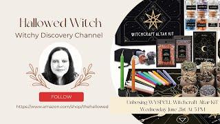 Live Replay of the Unboxing of the Witchcraft Altar Kit By Wyspell #magic #witch #witchcraft #witchy