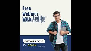 Free Webinar with Ladder Internships: Achieve Your Dream of Studying Abroad  #highereducation