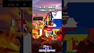 top comm changes Europe #europe #map #mapping #geographythroughmaps #mapper #geography #countryballs
