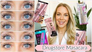 BEST DRUGSTORE MASCARA SHOWDOWN | MAYBELLINE SKYHIGH | LOREAL TELESCOPIC & MORE