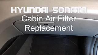 Hyundai Sonata Cabin Air Filter Replacement