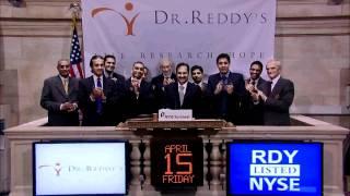 15 April 2011 Dr. Reddy's Laboratories rang the NYSE Opening Bell