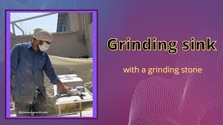 How to Grind a Granite Sink with a Sandpaper Grinding Stone