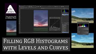 Filling RGB Histograms Using Levels and Curves