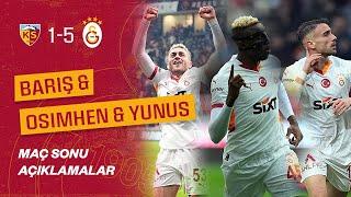  Yunus Akgün, Victor Osimhen ve Barış Alper Yılmaz'ın maç sonu açıklamaları | #KYSvGS