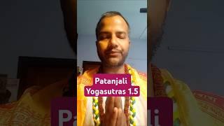Sutra 1.5 | Learn to Chant Patanjali Yogasutras #yoga #shorts #shortsindia #yputubeshorts