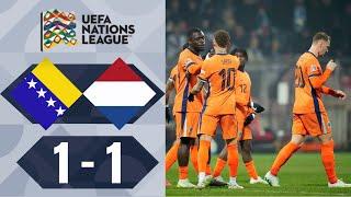 Bosnie Nederland | 1-1 | Samenvatting | Nations League 2024 | nederland bosnie