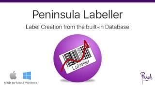 Barcode Labelling Software on Mac and Windows with Labeller - Using Databases