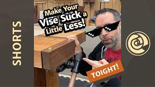 3 TIPS to Help Your Woodworking Vise Suck a Little Less | #shorts