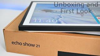 Amazon Echo Show 21 Unboxing, Setup and First Look