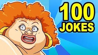 100 YO MAMA SO FAT JOKES - Can You Watch Them All?