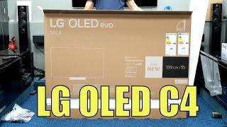 LG OLED C4 Unboxing, Setup, TV and 4K Demo Videos