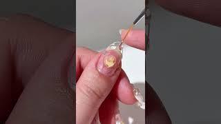 愛泡澡的小黃鴨美甲教程分享