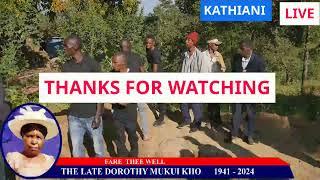 DOROTHY MUKUI KIIO SEND OFF