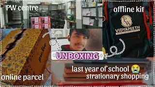 Unboxing My Physics Wallah Vidyapeeth Kit + Online Kit  Study Vlog Neet Aspirant 2024-25  #neet