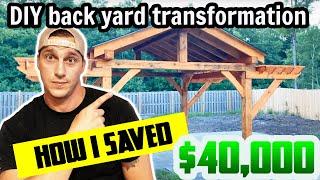 Back Yard Pavilion and Patio Build Part 1