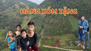 "A Gift" Three Father and Children, Vần, Receive a Plot of Land for Building a House from a Kind