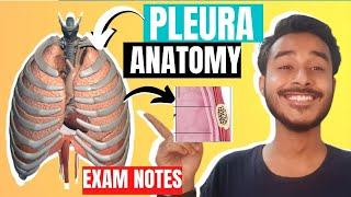 Pleura anatomy 3D | Difference between visceral and parietal pleura