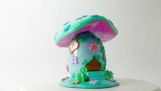 Faux Lampwork Polymer Clay Beetle House Mushroom